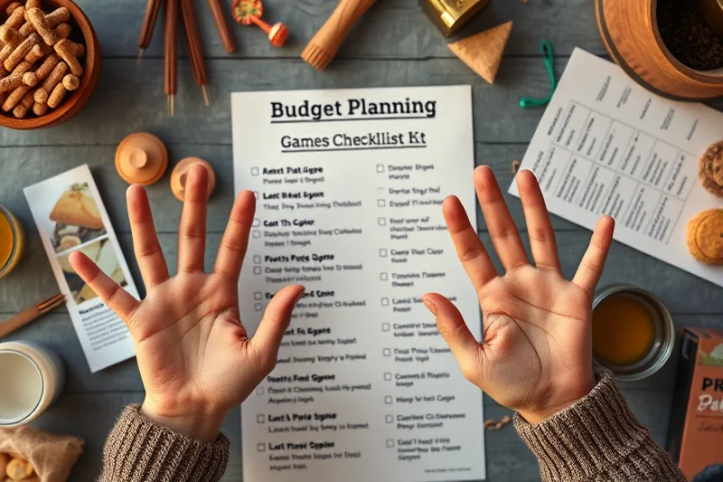 budget party planning games checklist — Budget Party Planning Games Checklist (the finished result)
