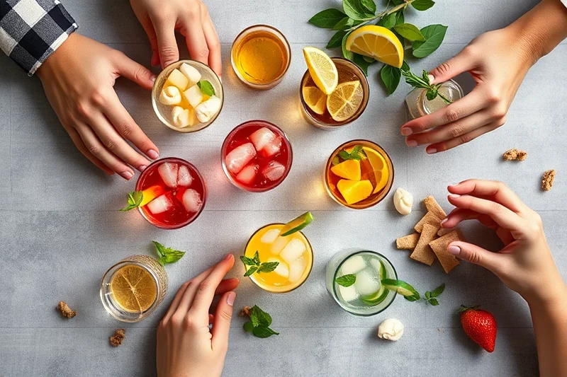 easy budget party planning drinks — Easy Budget Party Planning Drinks (the finished result)