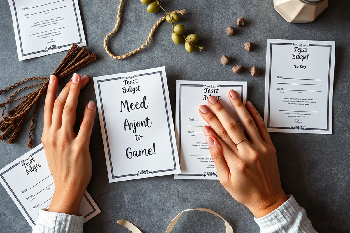 quick budget party planning games — Quick Budget Party Planning Games (the finished result)