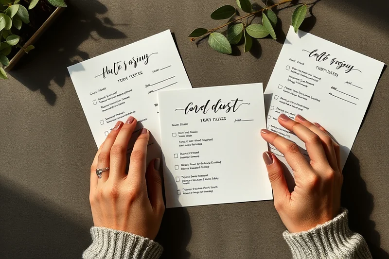 simple budget party planning checklists — Simple Budget Party Planning Checklists (the finished result)