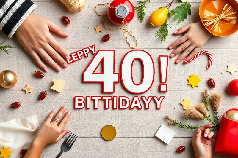 40th birthday party ideas on a budget — 40th Birthday Party Ideas On A Budget (the finished result)