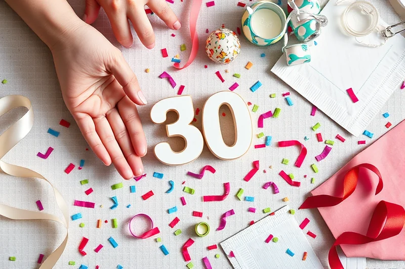 budget 30th birthday party favors — Budget 30th Birthday Party Favors (the finished result)