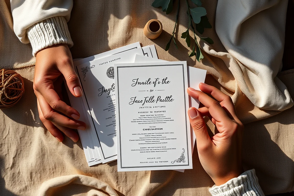 budget party planning invitations examples — Budget Party Planning Invitations Examples (the finished result)
