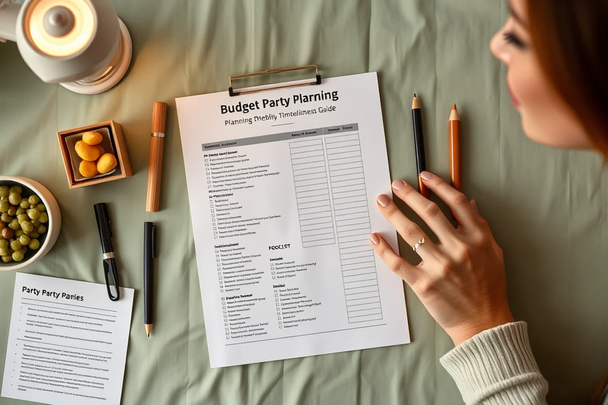 budget party planning planning checklists timelines guide — Budget Party Planning Planning Checklists Timelines Guide (the finished result)