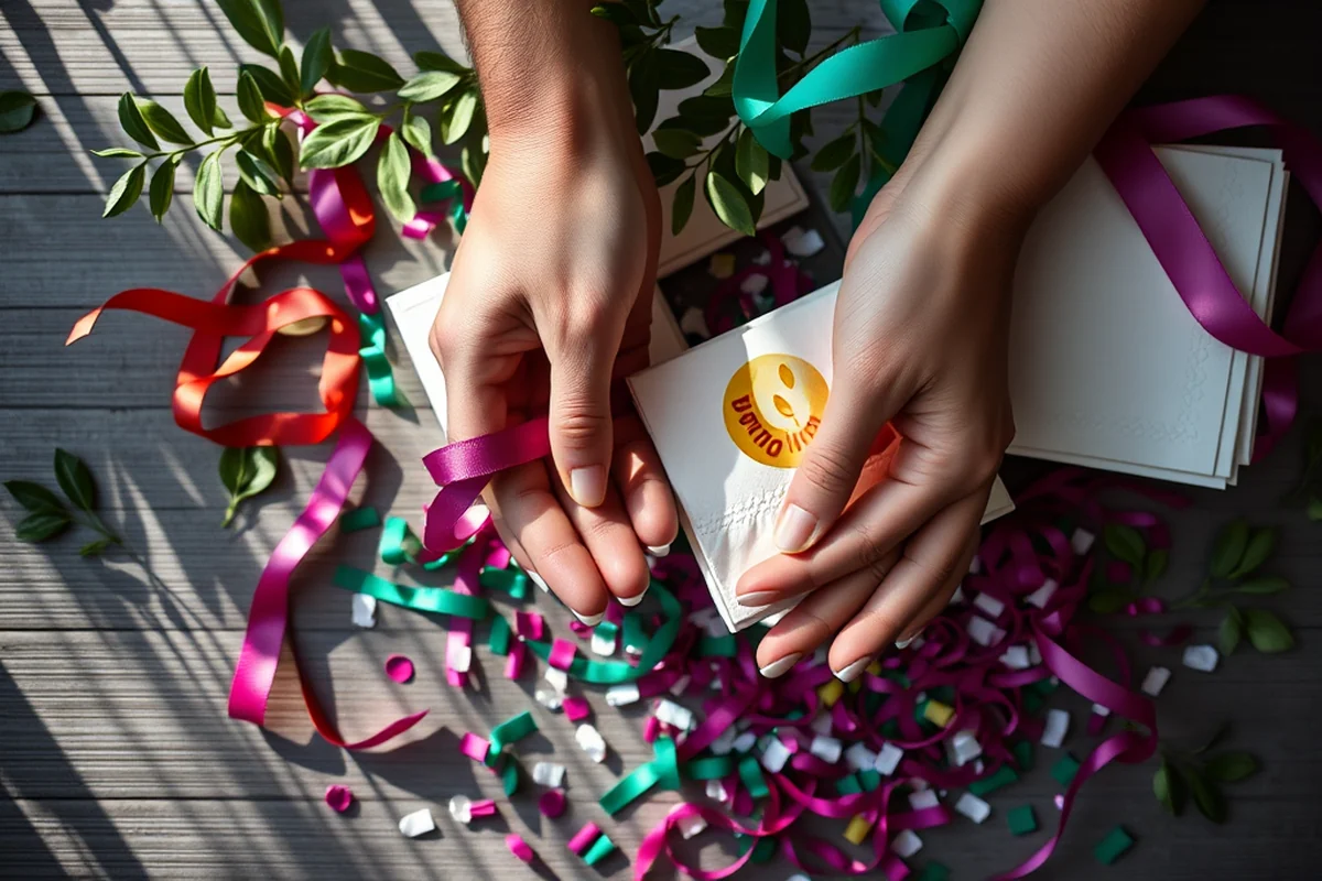 budget party planning invitations favors for small spaces — Budget Party Planning Invitations Favors For Small Spaces (the finished result)